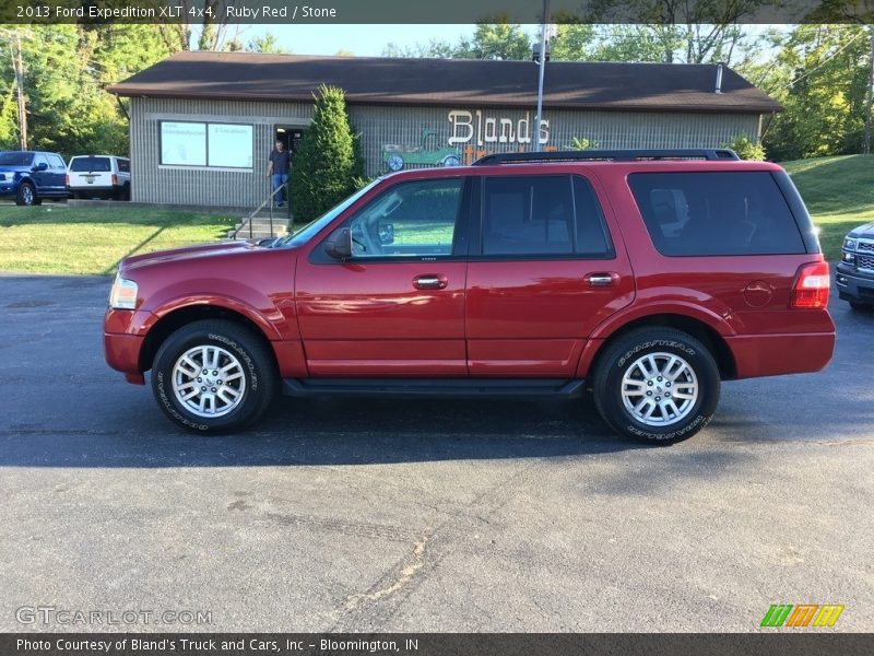Ruby Red / Stone 2013 Ford Expedition XLT 4x4
