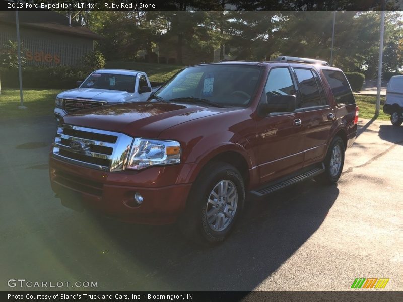 Ruby Red / Stone 2013 Ford Expedition XLT 4x4