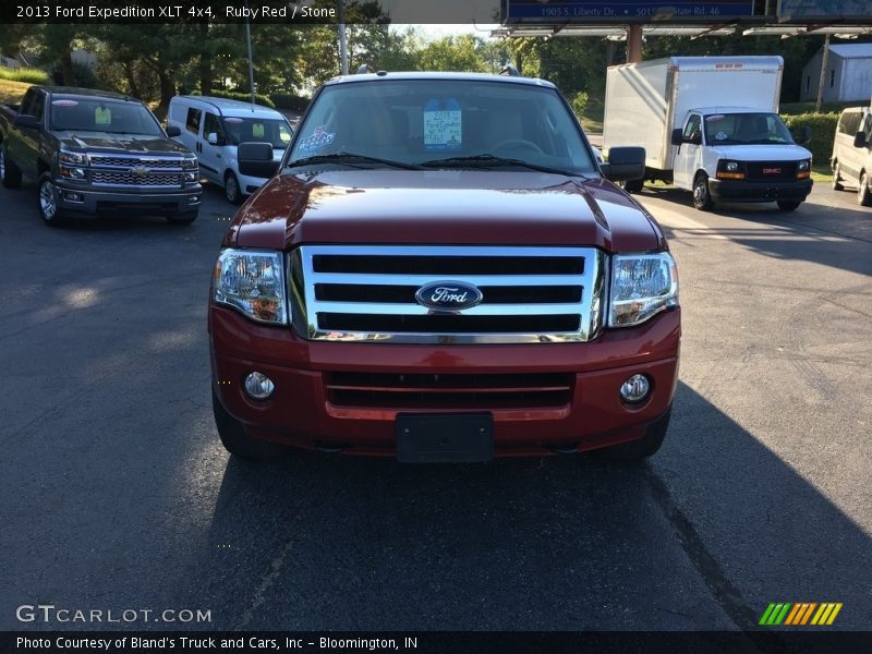 Ruby Red / Stone 2013 Ford Expedition XLT 4x4