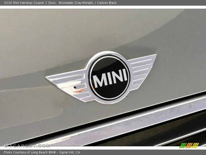 Moonwalk Gray Metallic / Carbon Black 2016 Mini Hardtop Cooper 2 Door