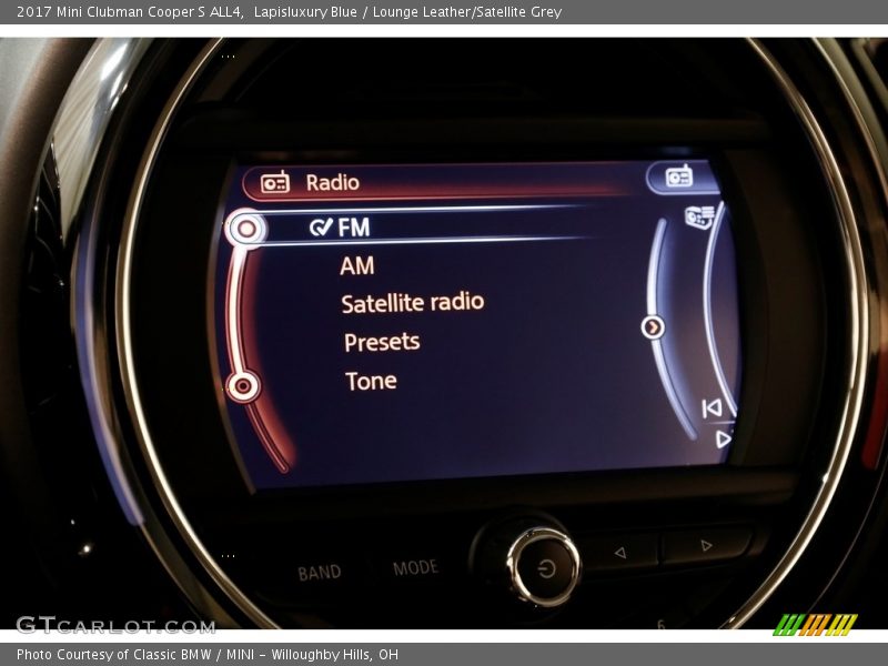 Lapisluxury Blue / Lounge Leather/Satellite Grey 2017 Mini Clubman Cooper S ALL4