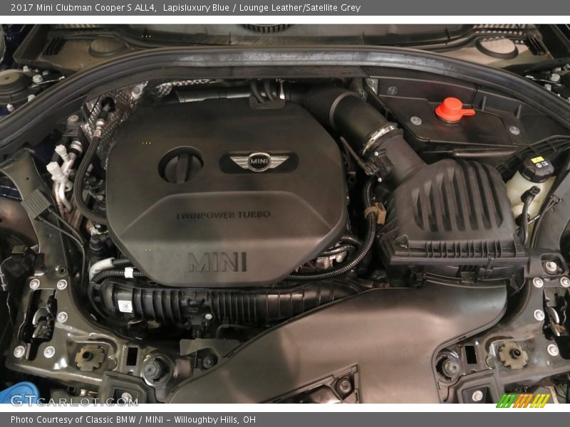  2017 Clubman Cooper S ALL4 Engine - 2.0 Liter TwinPower Turbocharged DOHC 16-Valve VVT 4 Cylinder