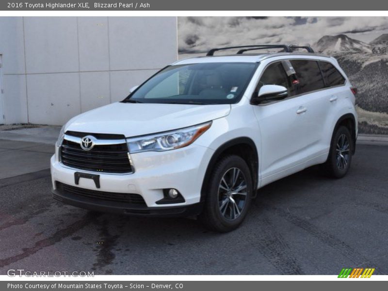 Blizzard Pearl / Ash 2016 Toyota Highlander XLE