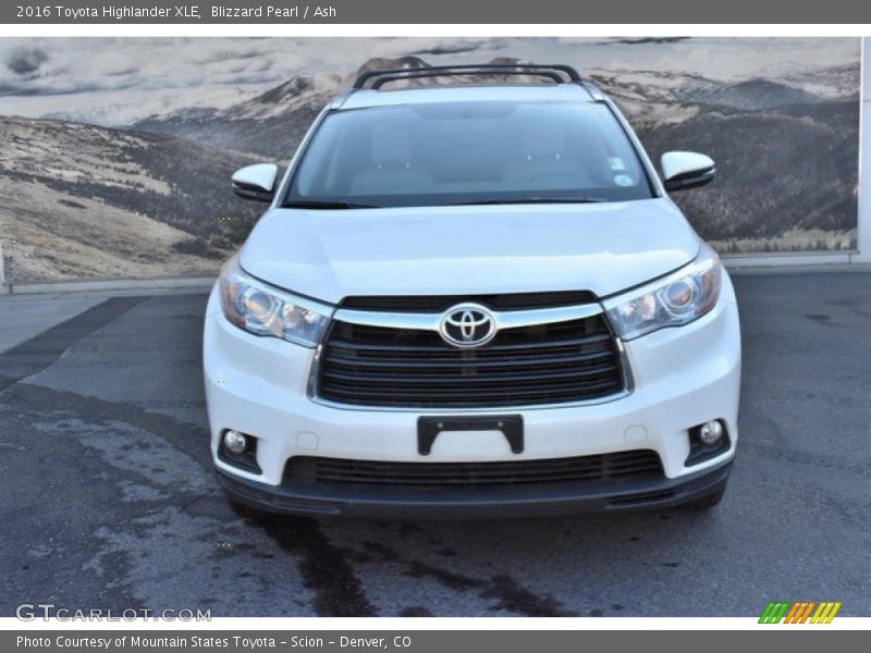 Blizzard Pearl / Ash 2016 Toyota Highlander XLE