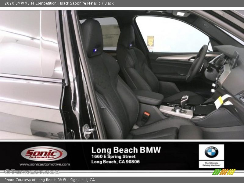 Black Sapphire Metallic / Black 2020 BMW X3 M Competition