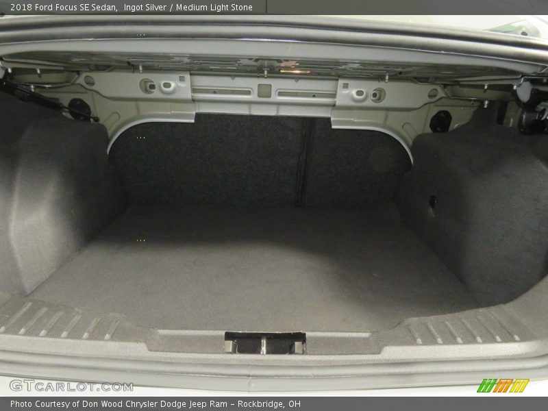 Ingot Silver / Medium Light Stone 2018 Ford Focus SE Sedan