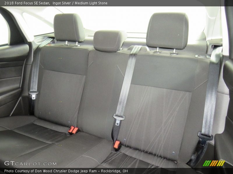 Ingot Silver / Medium Light Stone 2018 Ford Focus SE Sedan