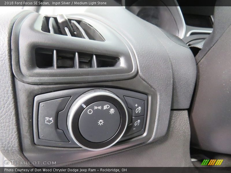 Ingot Silver / Medium Light Stone 2018 Ford Focus SE Sedan