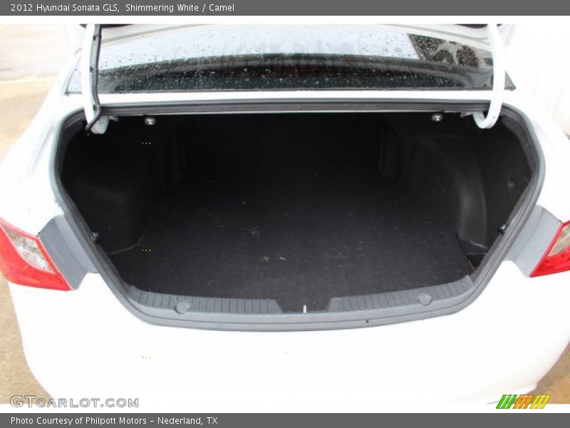 Shimmering White / Camel 2012 Hyundai Sonata GLS