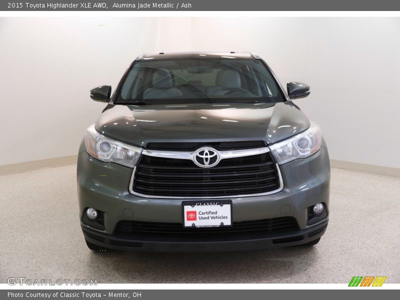 Alumina Jade Metallic / Ash 2015 Toyota Highlander XLE AWD