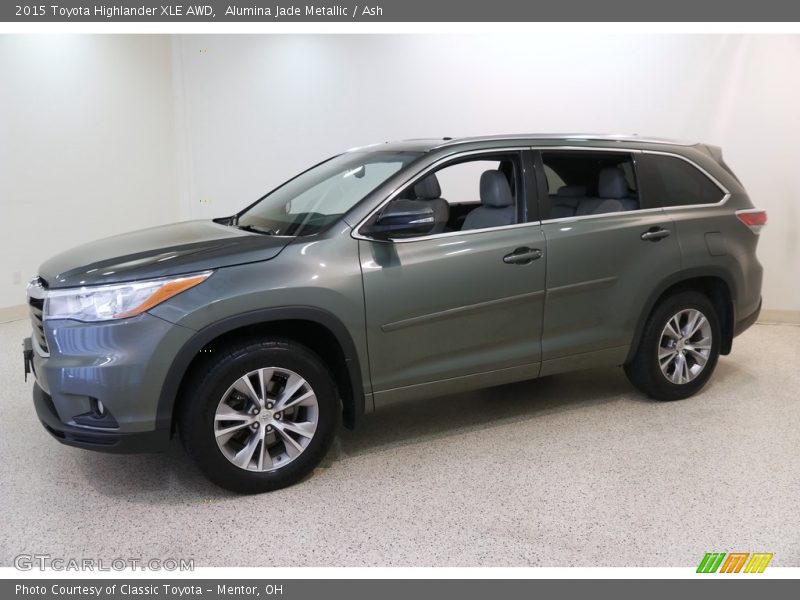Alumina Jade Metallic / Ash 2015 Toyota Highlander XLE AWD