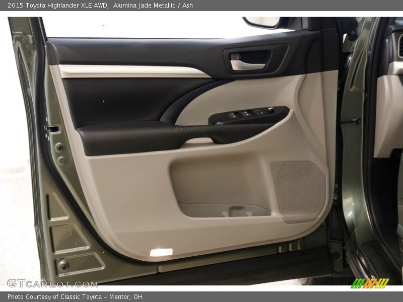 Alumina Jade Metallic / Ash 2015 Toyota Highlander XLE AWD