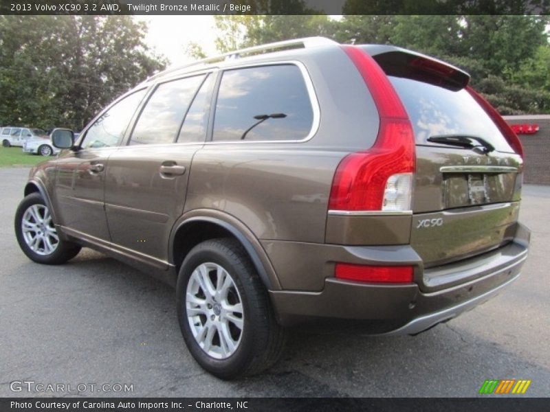 Twilight Bronze Metallic / Beige 2013 Volvo XC90 3.2 AWD