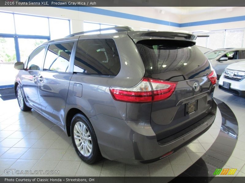 Predawn Gray Mica / Ash 2016 Toyota Sienna XLE