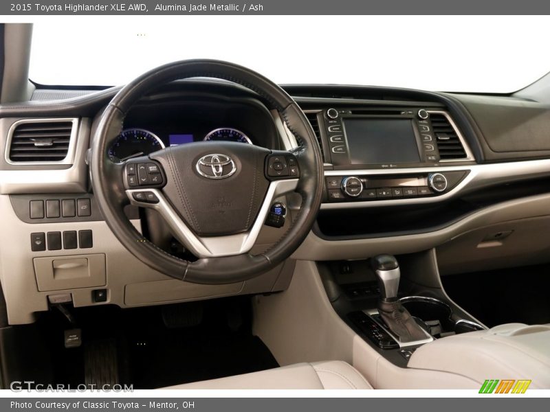 Alumina Jade Metallic / Ash 2015 Toyota Highlander XLE AWD