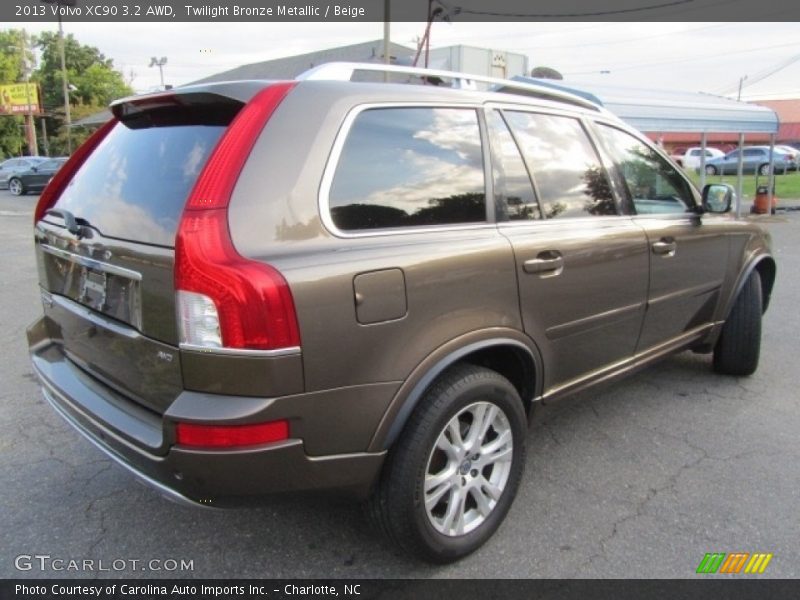 Twilight Bronze Metallic / Beige 2013 Volvo XC90 3.2 AWD
