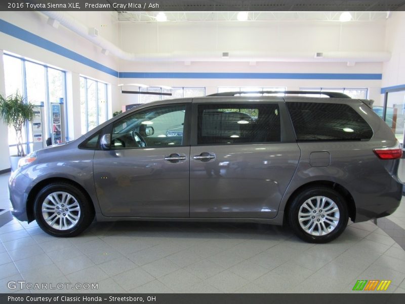 Predawn Gray Mica / Ash 2016 Toyota Sienna XLE