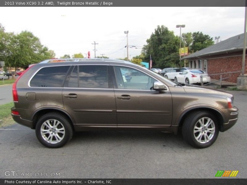 Twilight Bronze Metallic / Beige 2013 Volvo XC90 3.2 AWD