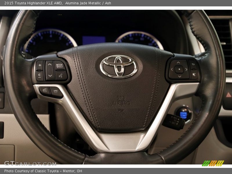 Alumina Jade Metallic / Ash 2015 Toyota Highlander XLE AWD