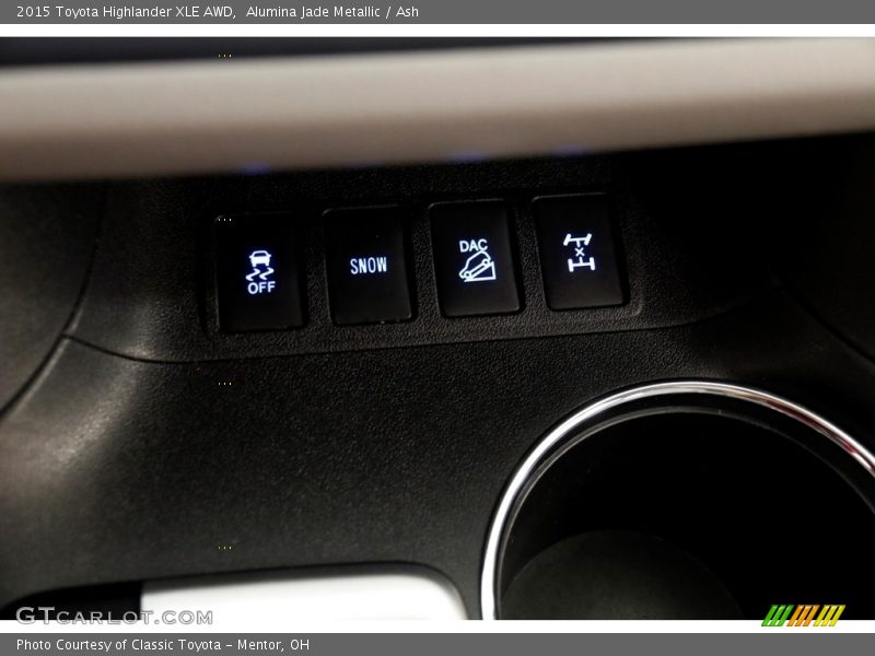 Alumina Jade Metallic / Ash 2015 Toyota Highlander XLE AWD