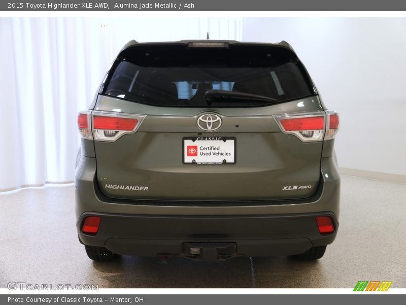 Alumina Jade Metallic / Ash 2015 Toyota Highlander XLE AWD