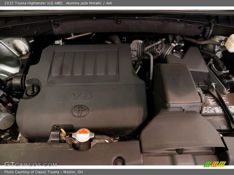 Alumina Jade Metallic / Ash 2015 Toyota Highlander XLE AWD
