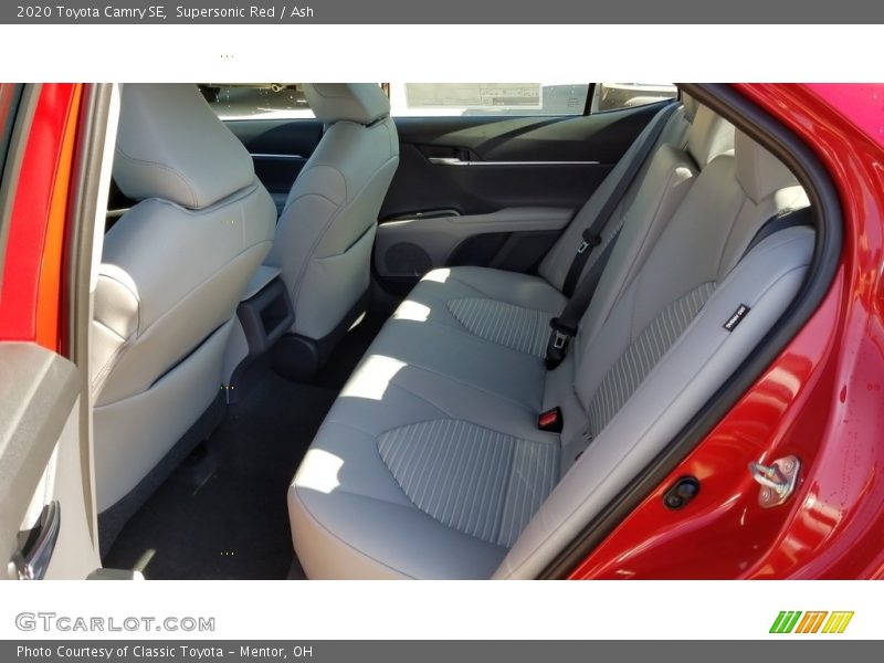 Rear Seat of 2020 Camry SE