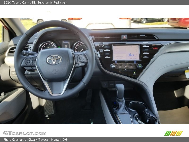 Dashboard of 2020 Camry SE