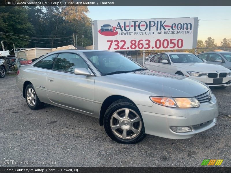 Lunar Mist Metallic / Charcoal 2003 Toyota Solara SLE V6 Coupe