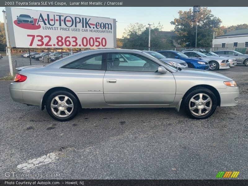 Lunar Mist Metallic / Charcoal 2003 Toyota Solara SLE V6 Coupe