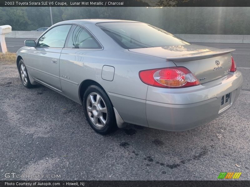 Lunar Mist Metallic / Charcoal 2003 Toyota Solara SLE V6 Coupe