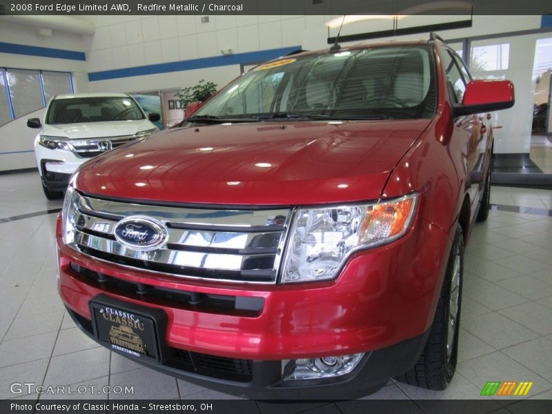 Redfire Metallic / Charcoal 2008 Ford Edge Limited AWD