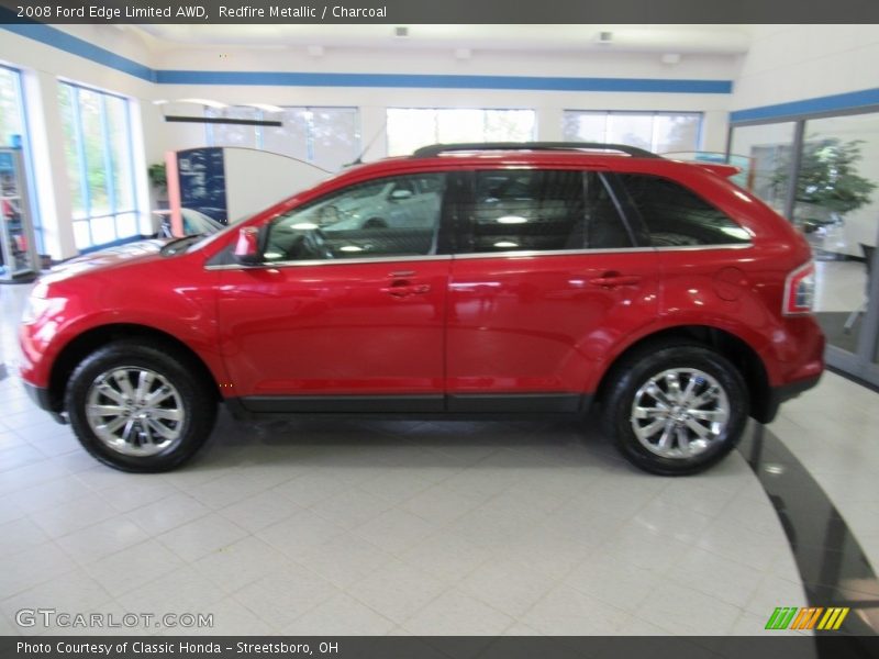 Redfire Metallic / Charcoal 2008 Ford Edge Limited AWD