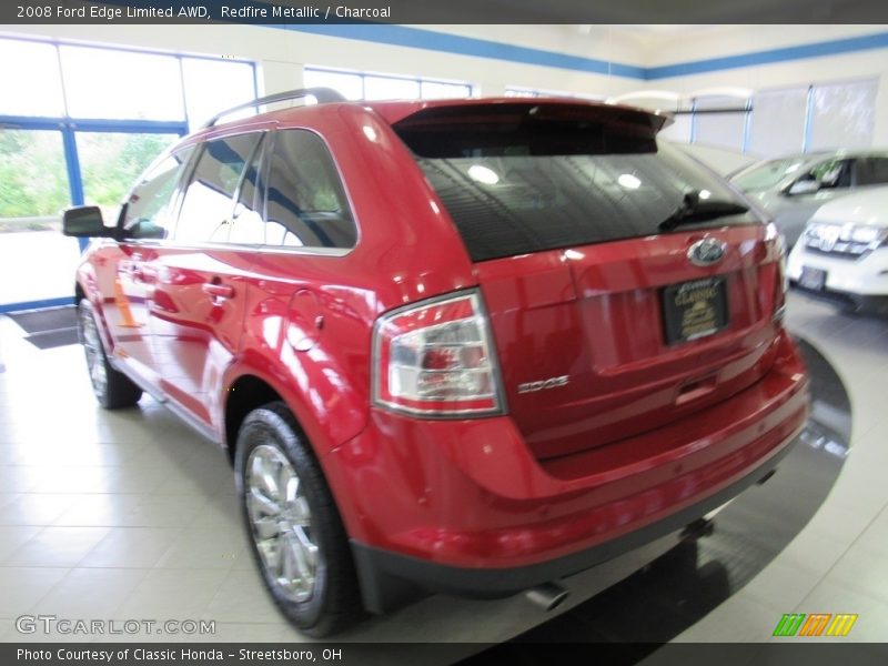 Redfire Metallic / Charcoal 2008 Ford Edge Limited AWD