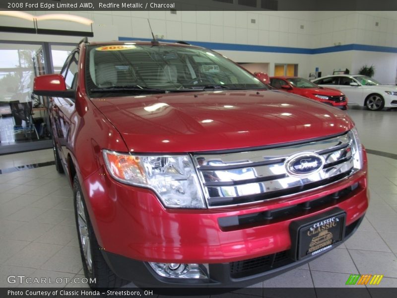 Redfire Metallic / Charcoal 2008 Ford Edge Limited AWD