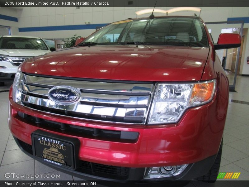 Redfire Metallic / Charcoal 2008 Ford Edge Limited AWD