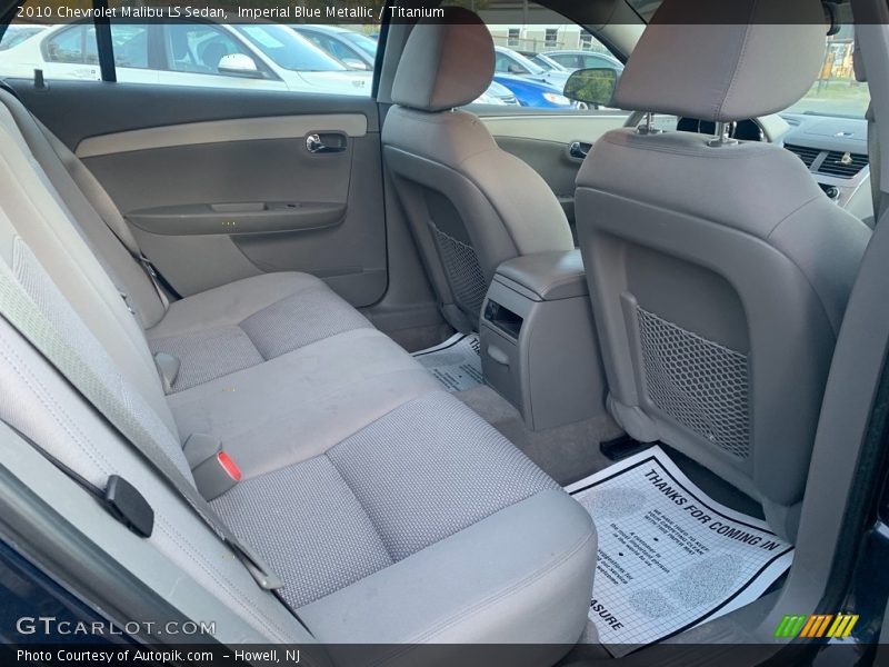Imperial Blue Metallic / Titanium 2010 Chevrolet Malibu LS Sedan