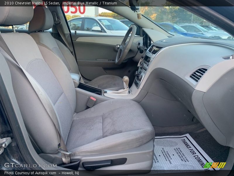 Imperial Blue Metallic / Titanium 2010 Chevrolet Malibu LS Sedan