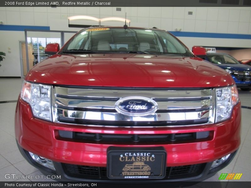 Redfire Metallic / Charcoal 2008 Ford Edge Limited AWD