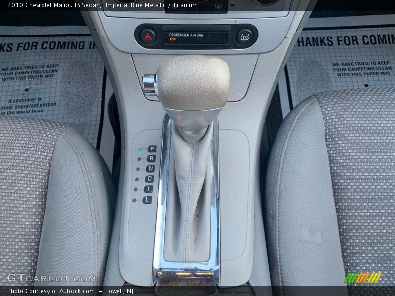 Imperial Blue Metallic / Titanium 2010 Chevrolet Malibu LS Sedan