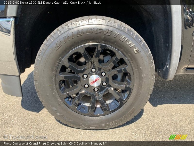Onyx Black / Jet Black 2016 GMC Sierra 1500 SLE Double Cab 4WD