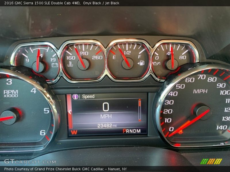 Onyx Black / Jet Black 2016 GMC Sierra 1500 SLE Double Cab 4WD