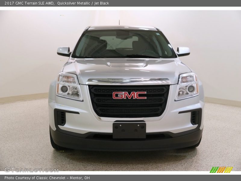 Quicksilver Metallic / Jet Black 2017 GMC Terrain SLE AWD