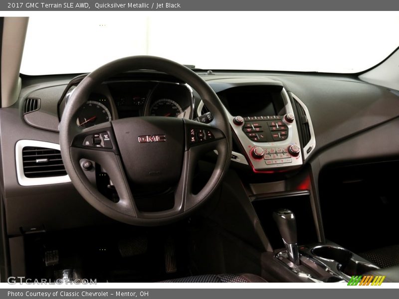 Quicksilver Metallic / Jet Black 2017 GMC Terrain SLE AWD
