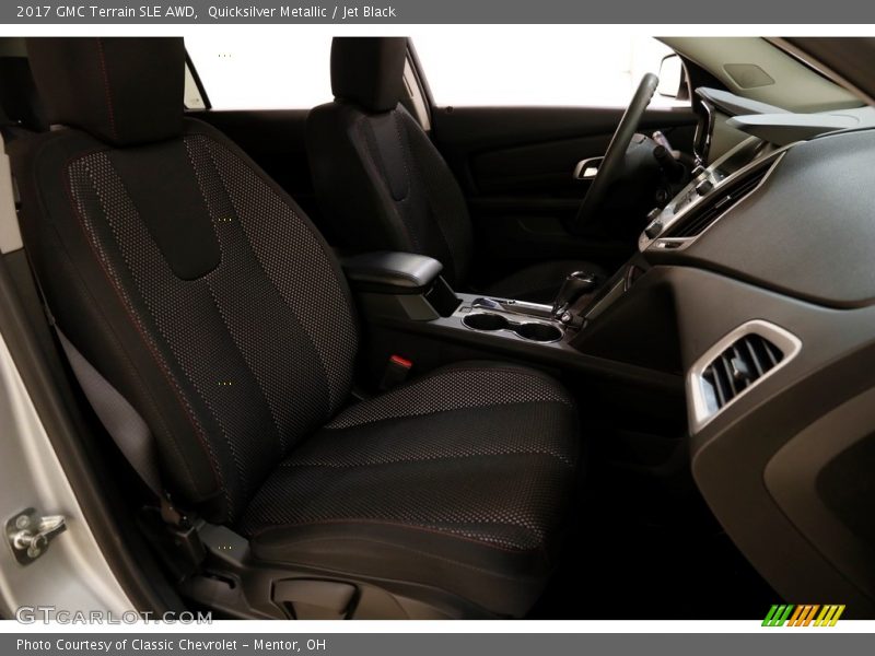 Quicksilver Metallic / Jet Black 2017 GMC Terrain SLE AWD