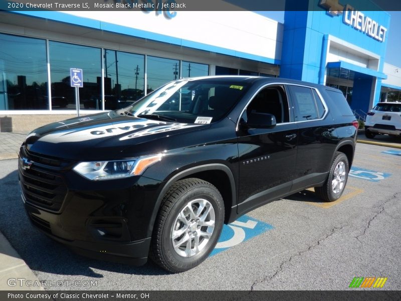 Mosaic Black Metallic / Jet Black 2020 Chevrolet Traverse LS