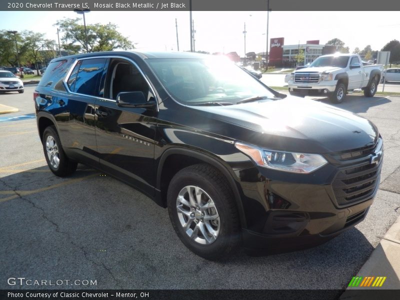 Mosaic Black Metallic / Jet Black 2020 Chevrolet Traverse LS