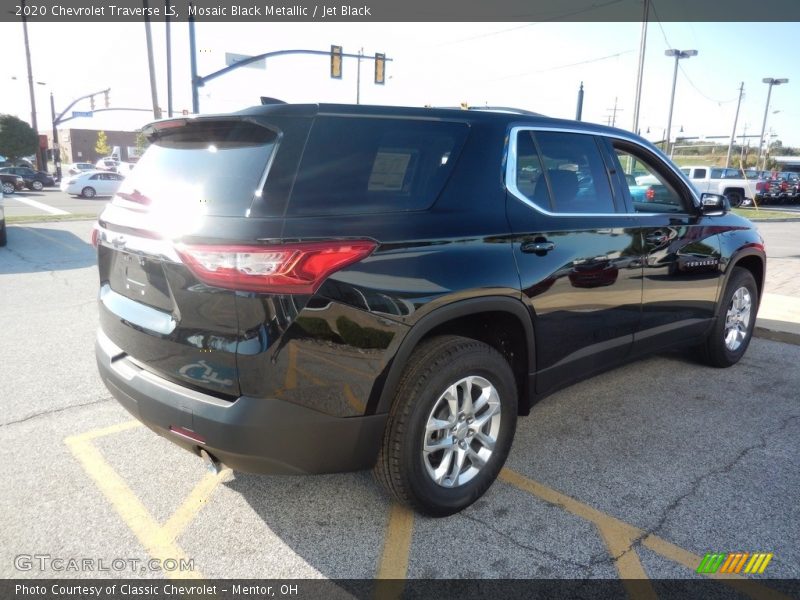 Mosaic Black Metallic / Jet Black 2020 Chevrolet Traverse LS