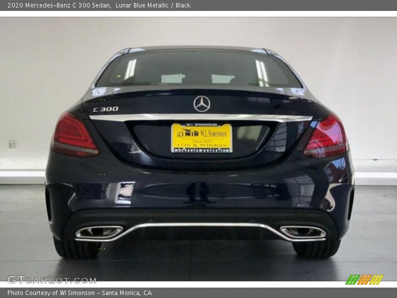 Lunar Blue Metallic / Black 2020 Mercedes-Benz C 300 Sedan