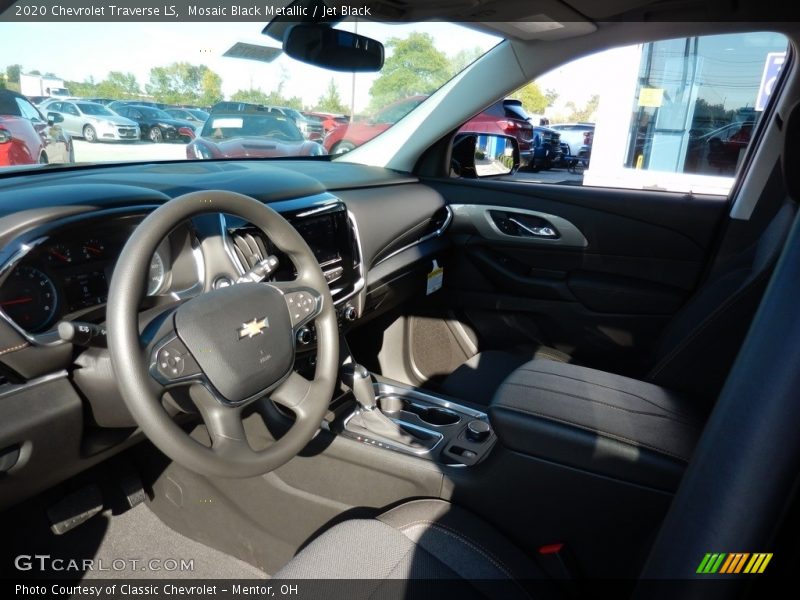 Mosaic Black Metallic / Jet Black 2020 Chevrolet Traverse LS